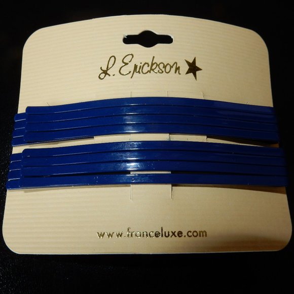 L. ERICKSON Lapis Blue Hair Pins - Picture 1 of 3